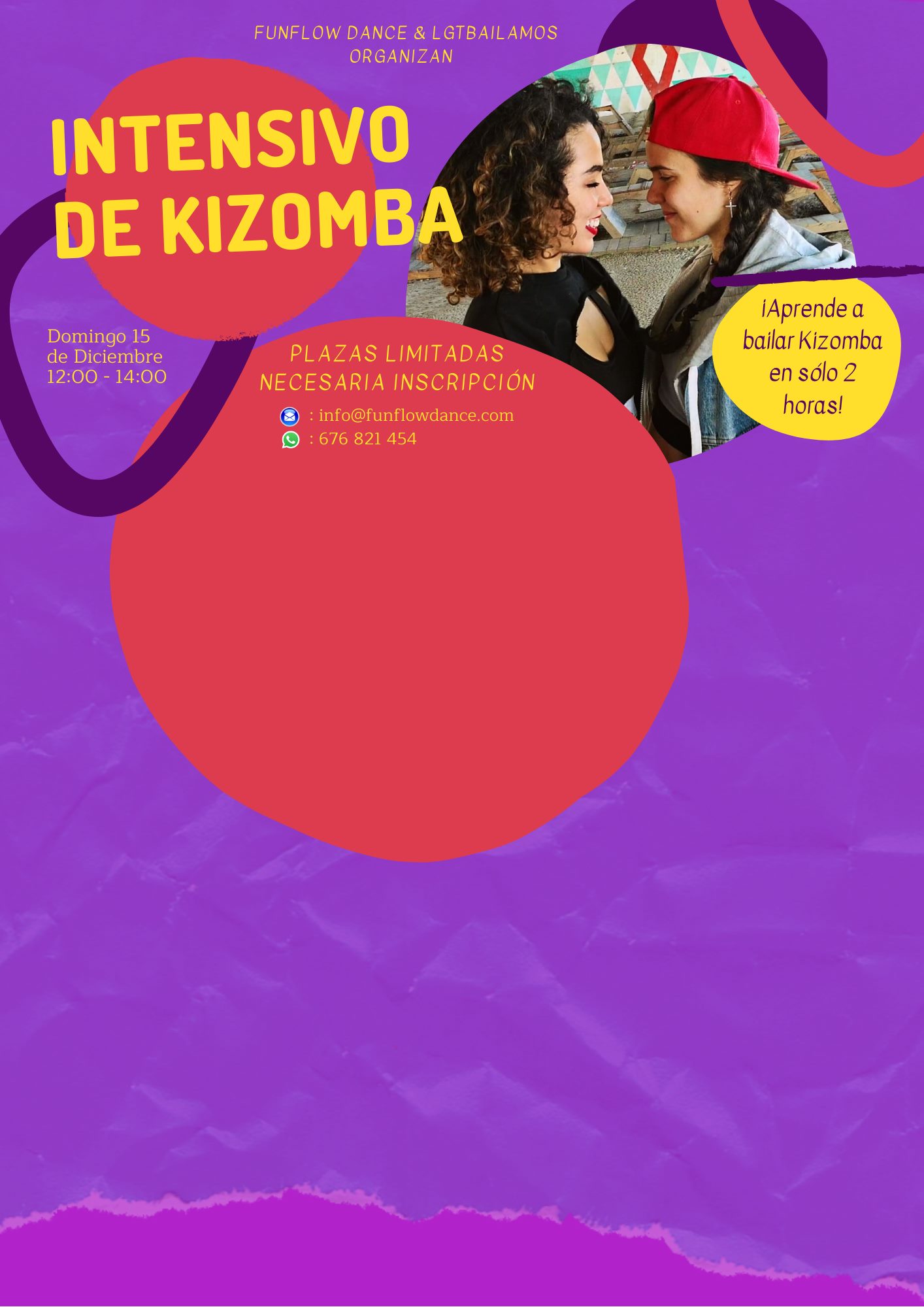 Aprende Kizomba en un día - Intensivo en Madrid - 15 Diciembre