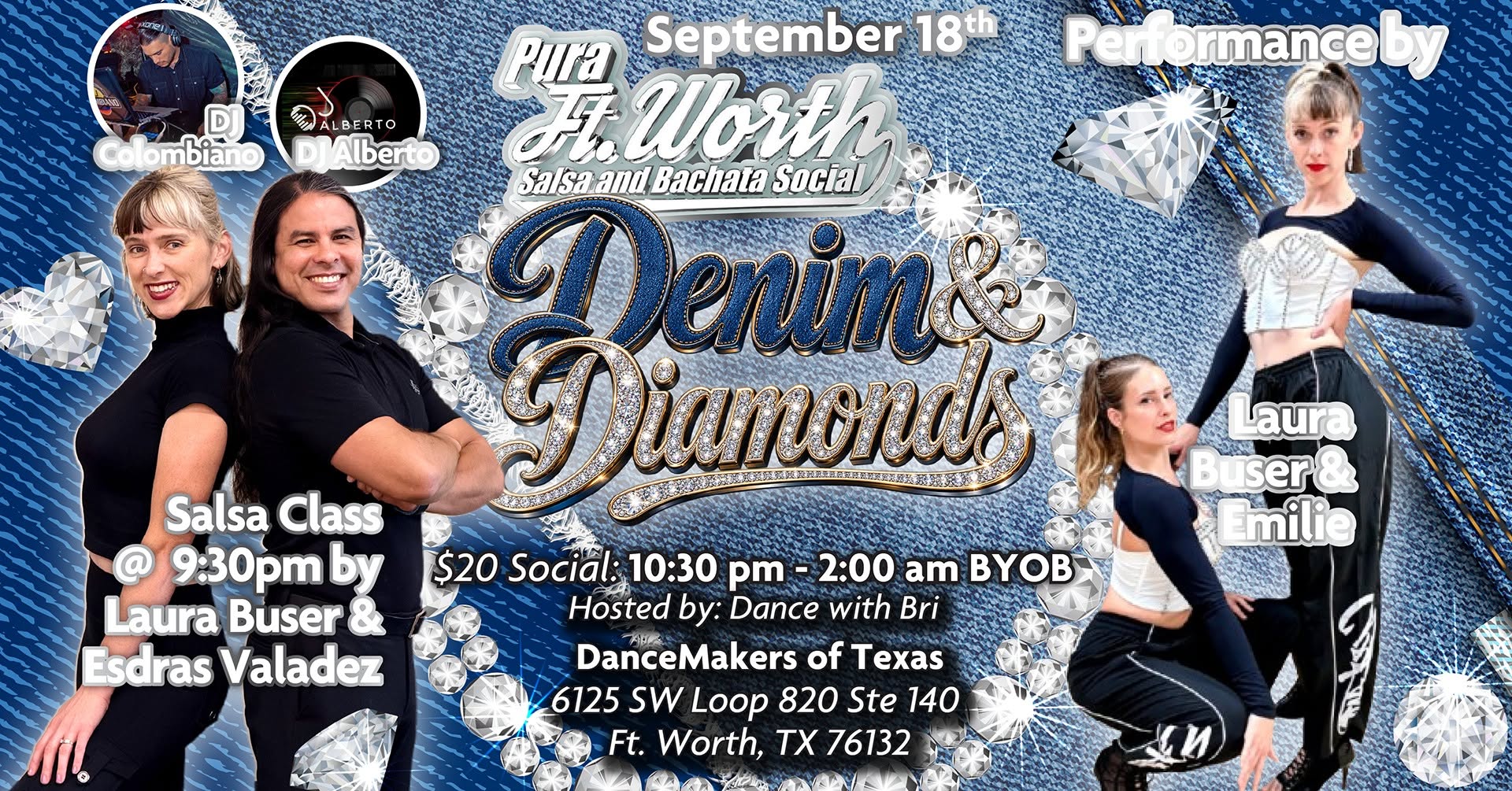 Pura Ft. Worth Salsa & Bachata Social September 18th, 2026