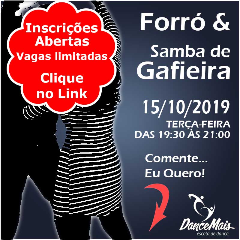 Forró e Samba de Gafieira Iniciantes