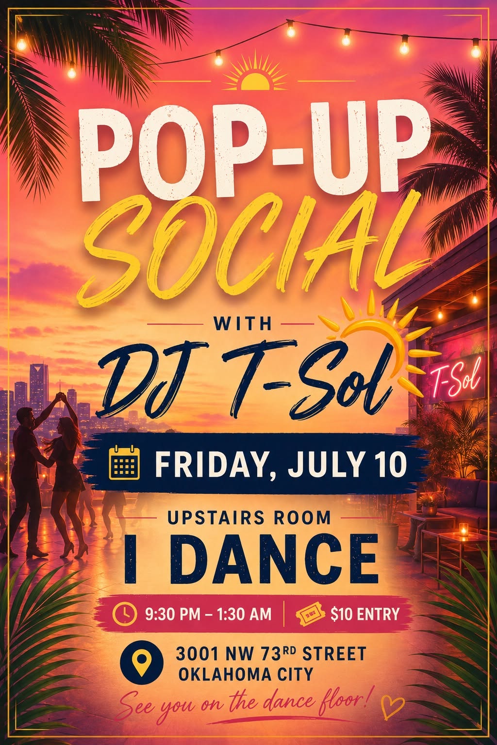 Latin social with DJ T-Sol