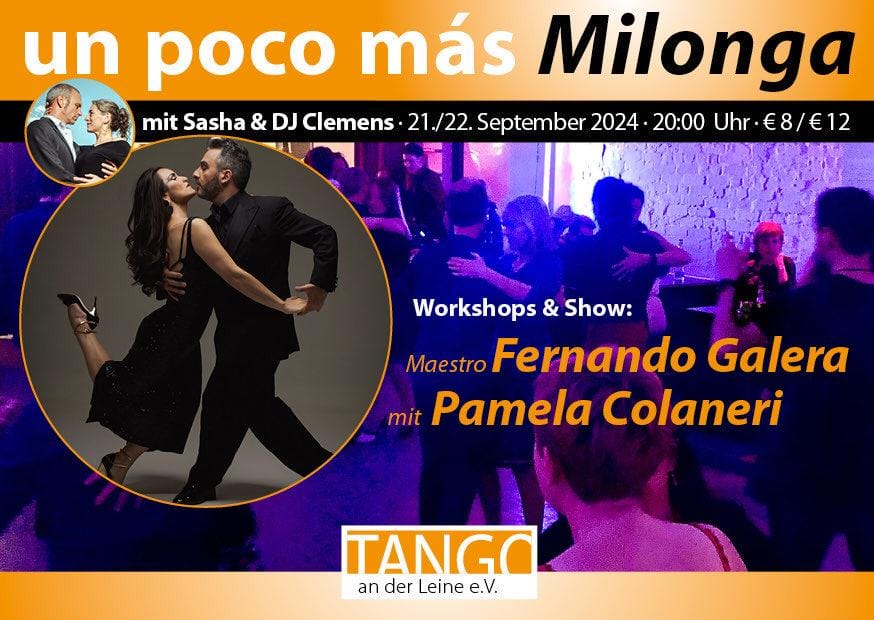 un poco más mit Fernando Galera und Pamela Colaneri