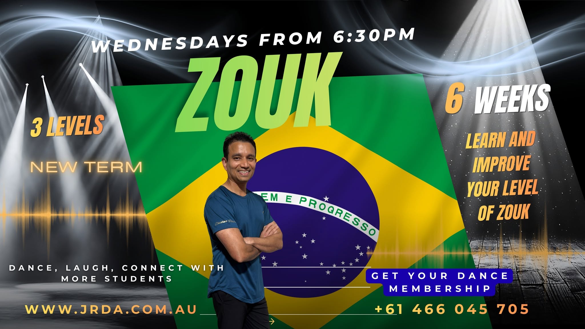 WEDNESDAY BRAZILIAN ZOUK FROM 6:30PM -JRDA