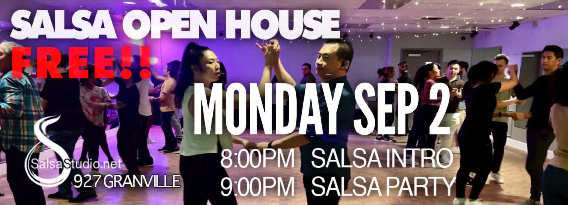 Salsa Open House. Free!!!! September 2