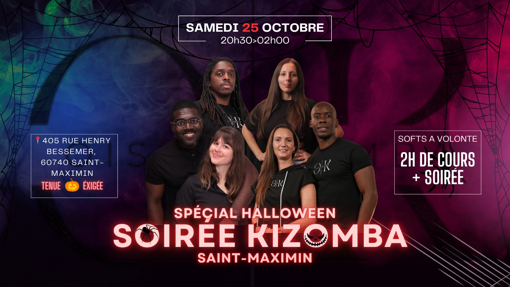Soirée Kizomba : Les samedis Oise Kizomba