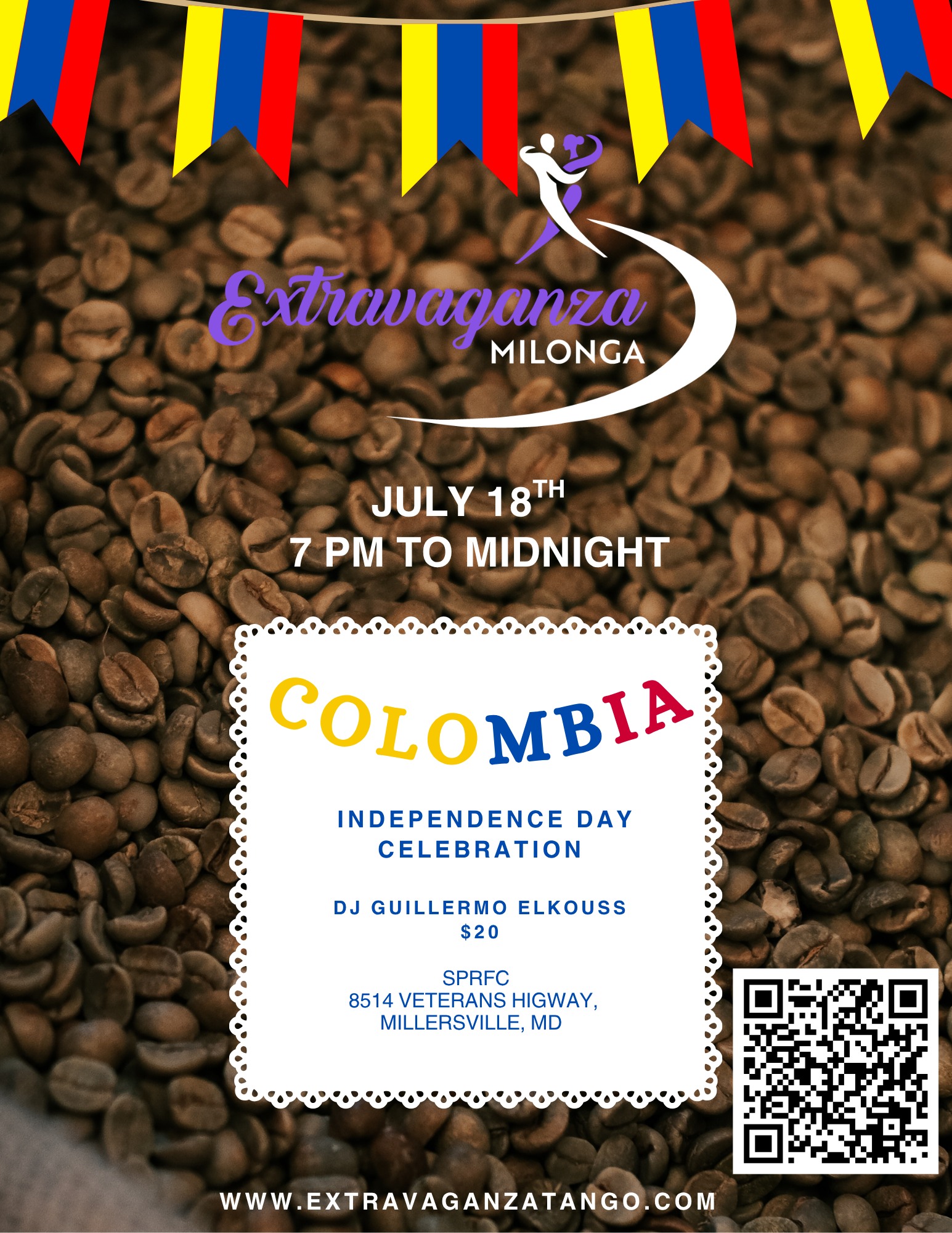 Milonga Extravaganza (Colombia's Independence Day Celebration)