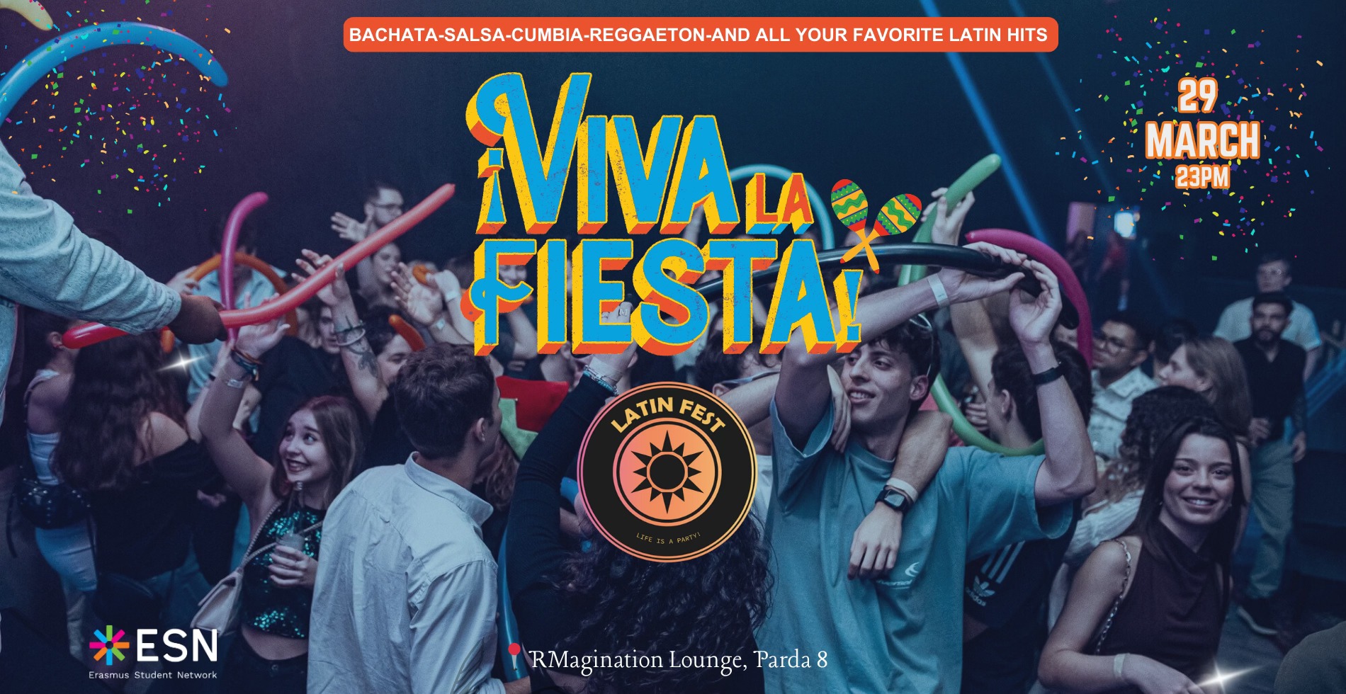 💃🏽🕺🏽VIVA LA FIESTA🥳FREE SHOTS🍹