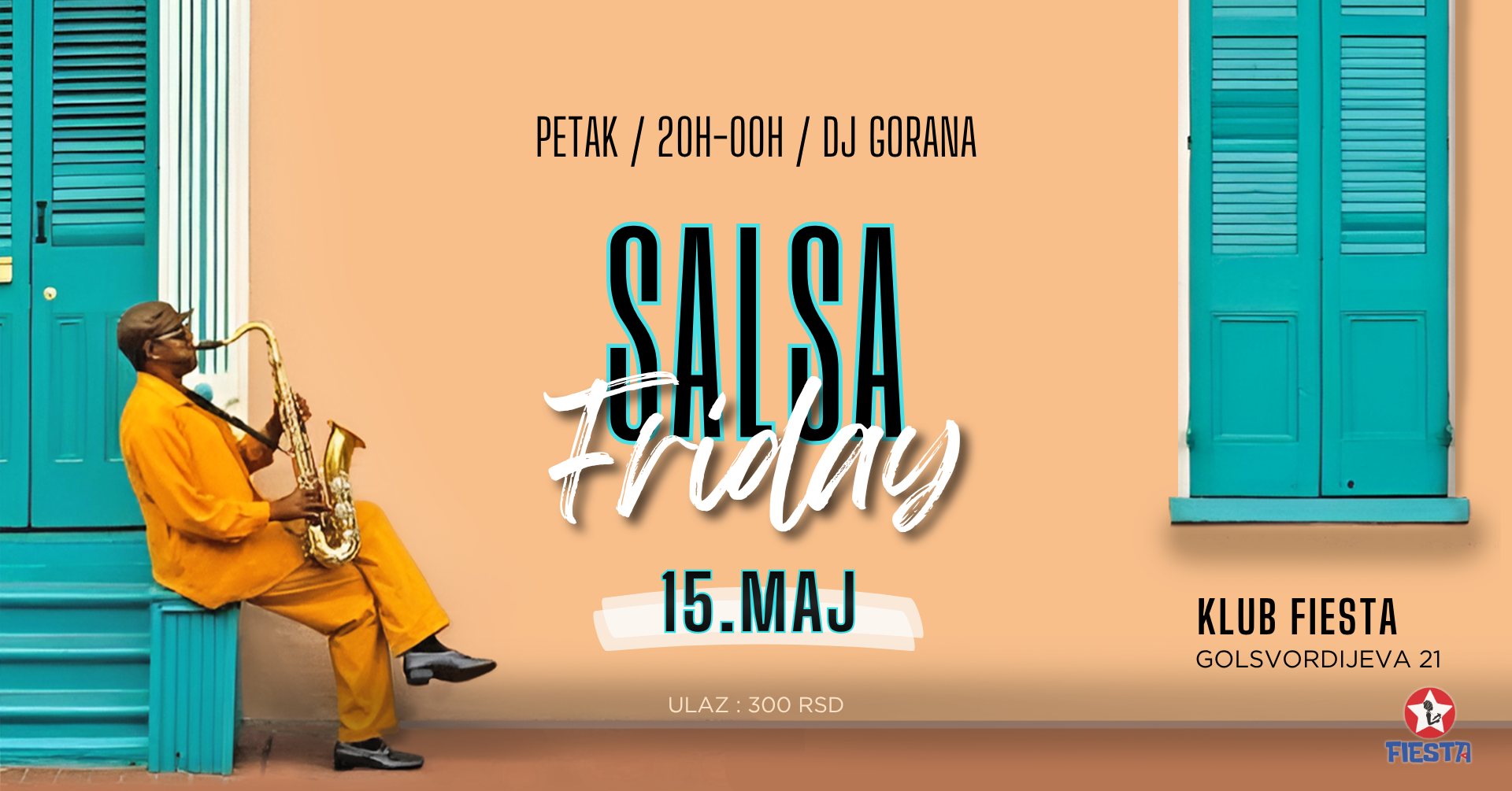 Salsa FRIDAY Party - Klub Fiesta