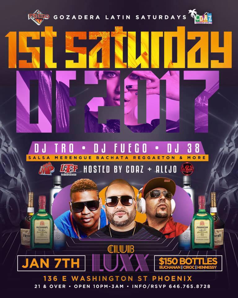 First Saturday Of 2017 At Luxx