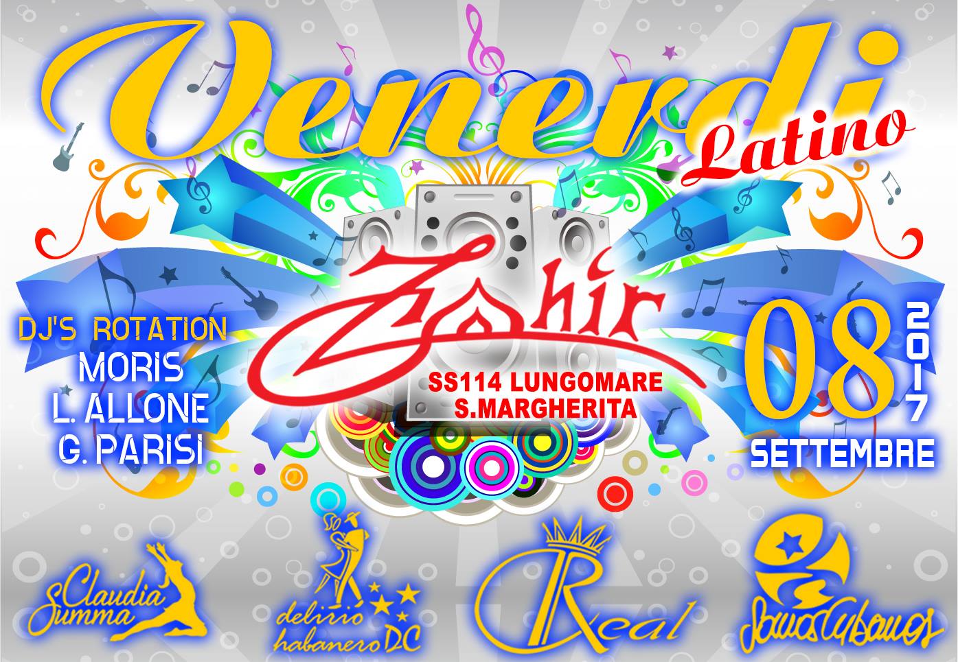 ♫♪ IL Venerdi' Latino Messinese in SALSA SABOR ♫♪ Zahir