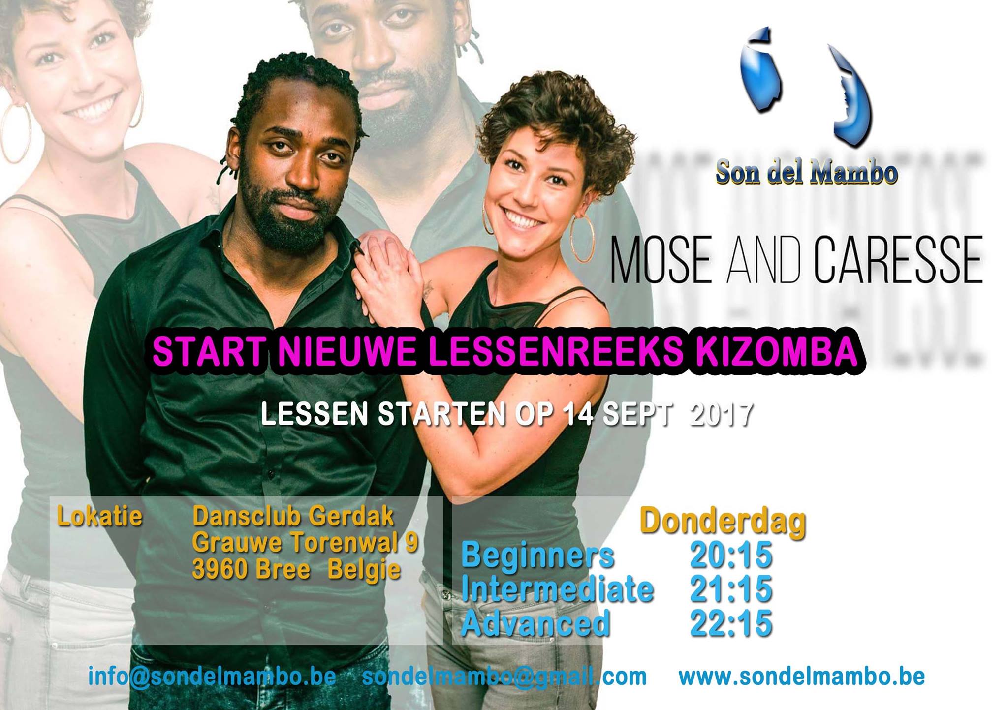 Kizomba Proeflessen bij Son Del Mambo in Bree (met Mose)
