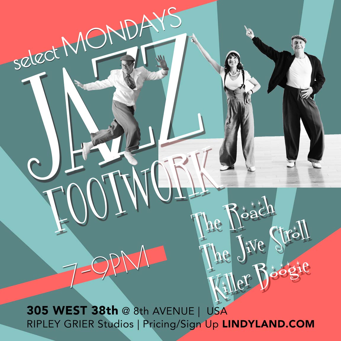 Jazz Footwork Workshop The Roach & The Killer Boogie
