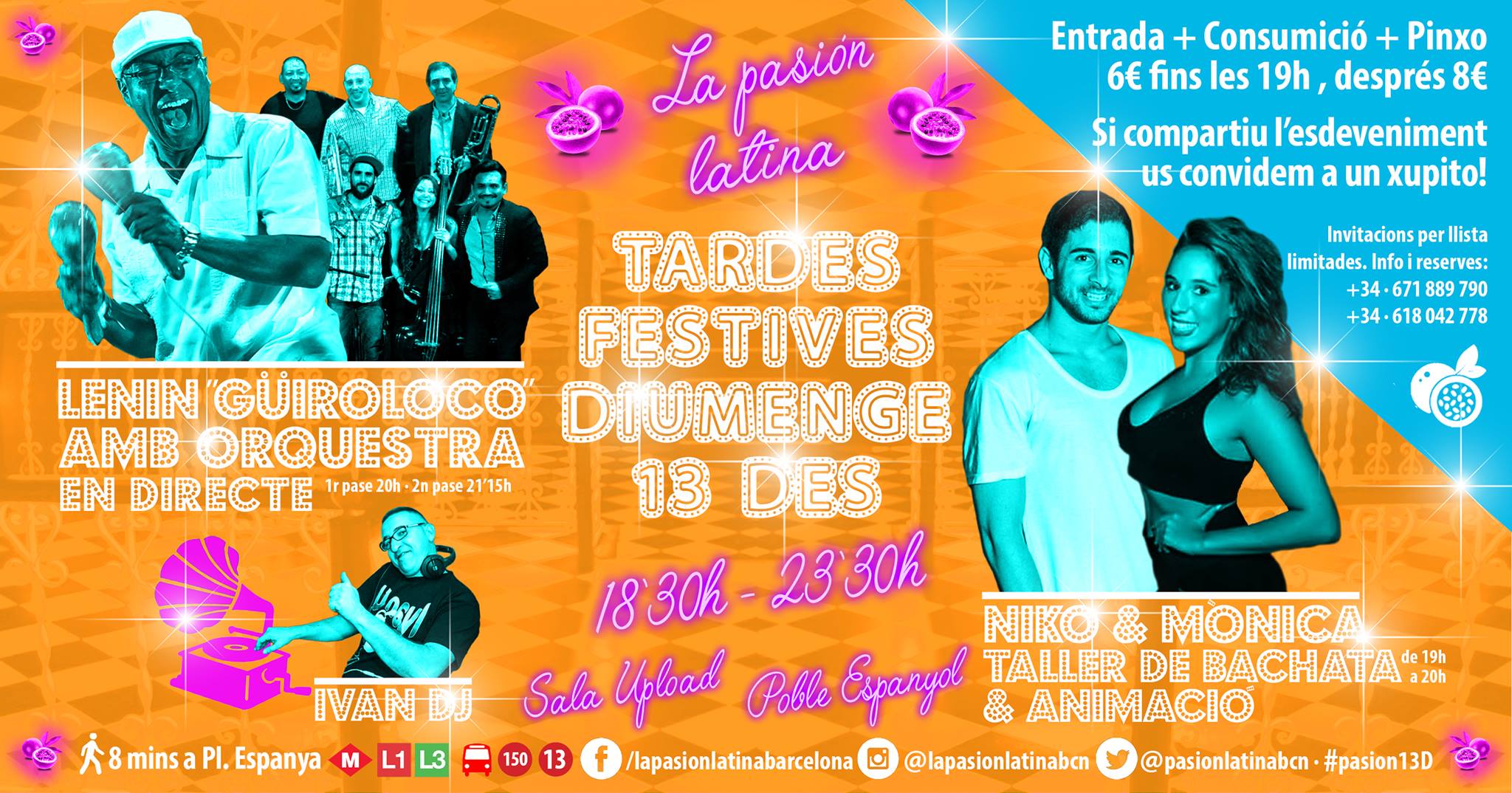 Tardes de domingo de La Pasión Latina