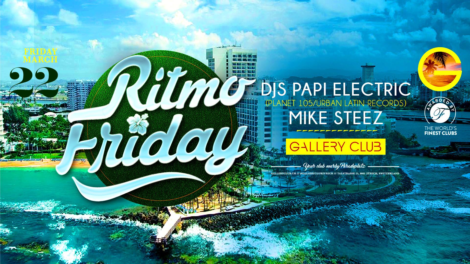 Ritmo Friday • Fri 22.03.2019 • Gallery Club