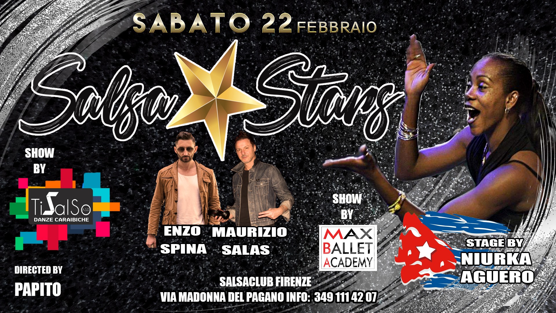 SalsaStars sabato 22 febbraio solo al SalsaClub