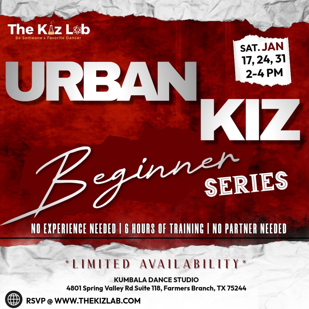Intro to Urban Kiz: Beginner Series ( SOLD OUT)