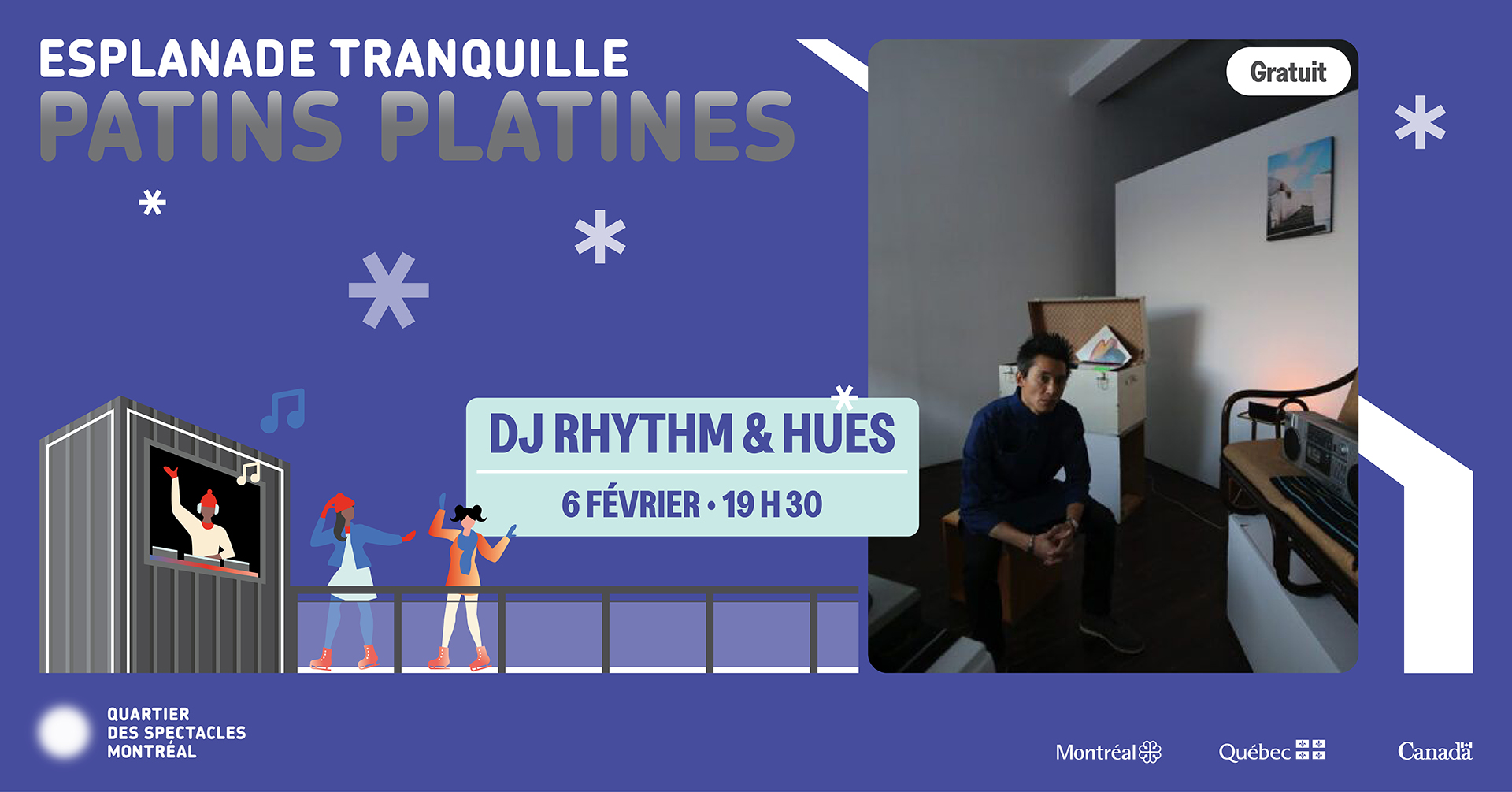 Patins platines DJ Rhythm & Hues ⛸️🎶
