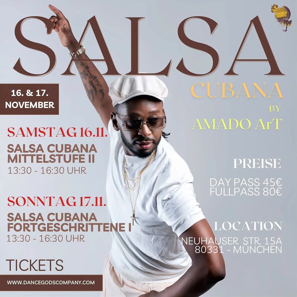 ⚜️Salsa Cubana⚜️ Mittelstufe 2 & Fortgeschrittene 1