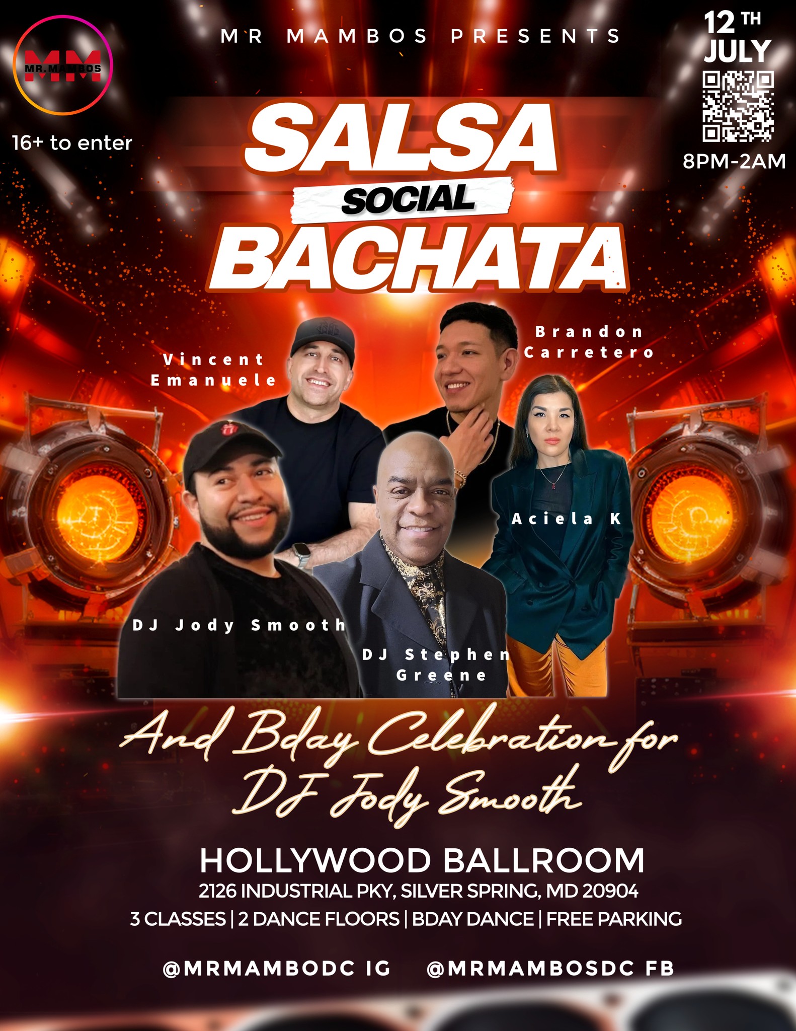 Mr. Mambo's Salsa Bachata Social 07-12-2025
