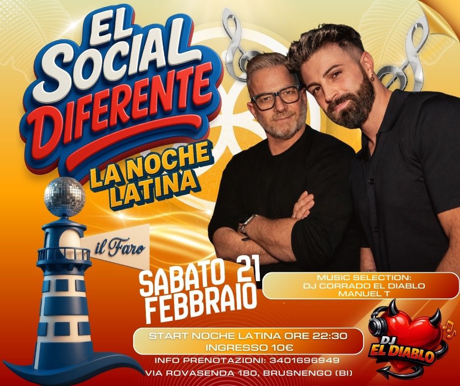 ✨ EL SOCIAL DIFERENTE LA NOCHE LATINA ✨