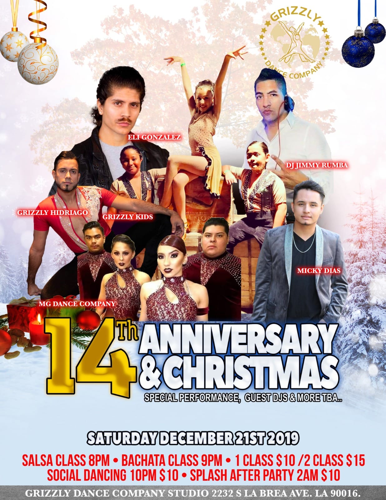 Grizzly Dance 14 Anniversary And Christmas party