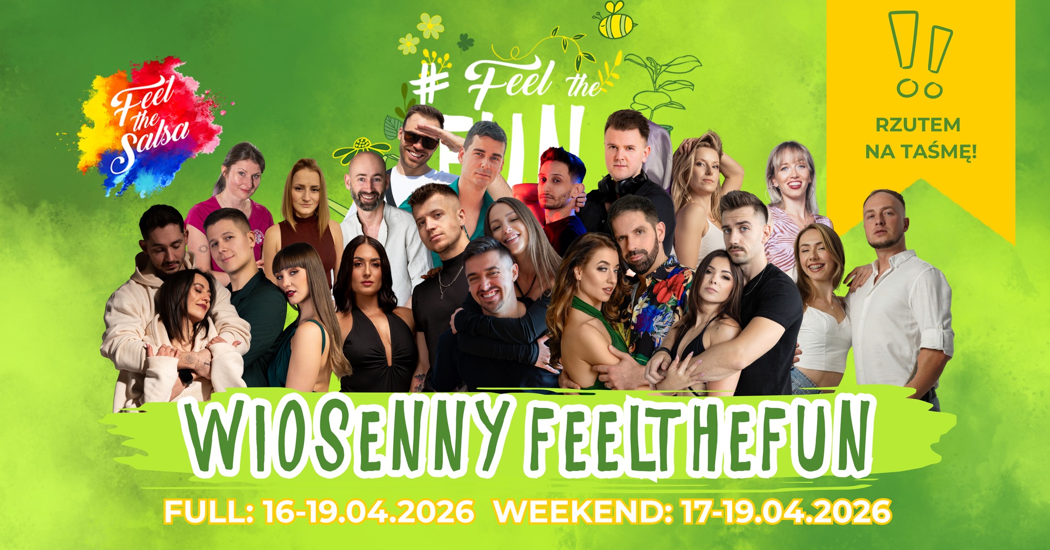 WIOSENNY FeelTheFun 16-19.04 OSTATNIE KILKA MIEJSC! 🍀💚