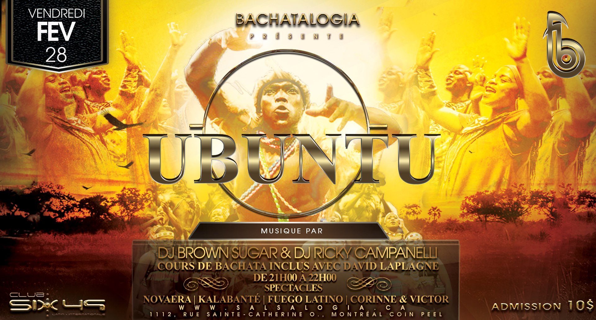BachataLOGIA: Ubuntu, Vendredi 28 février au Club 649!