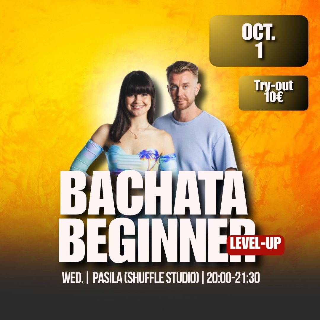 NEW! Bachata Beginners A2 with Iryna & Villehart