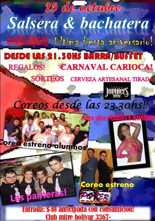 3° FIESTA DE ANIVERSARIO!!! 25 10 SANDUNGA!!!