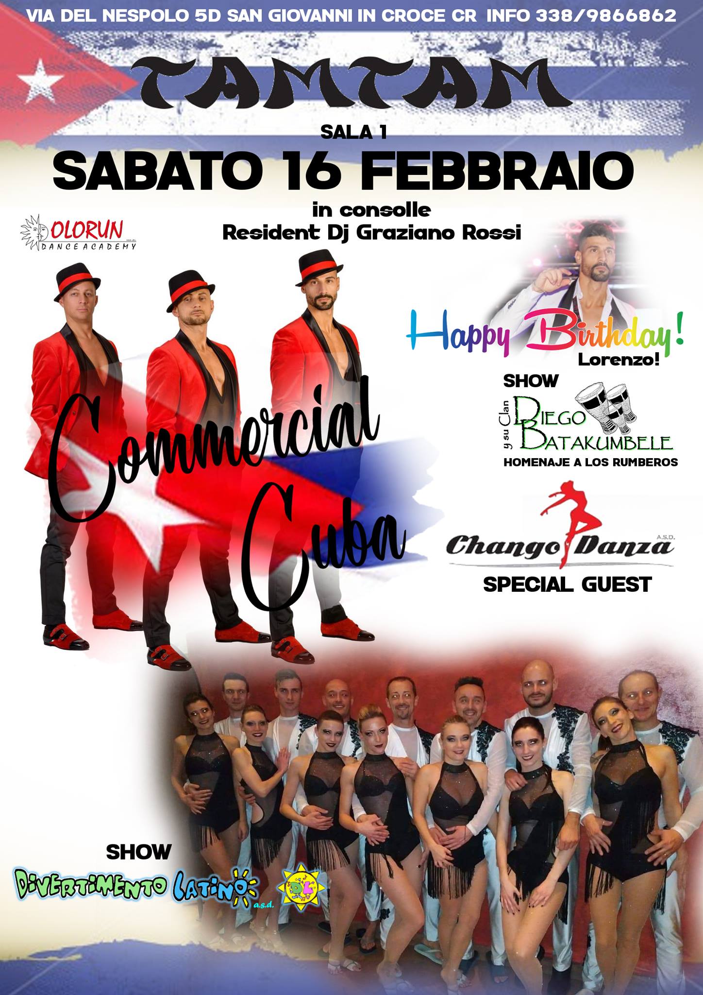 Commercial Cuba Sabato 16 Febbraio