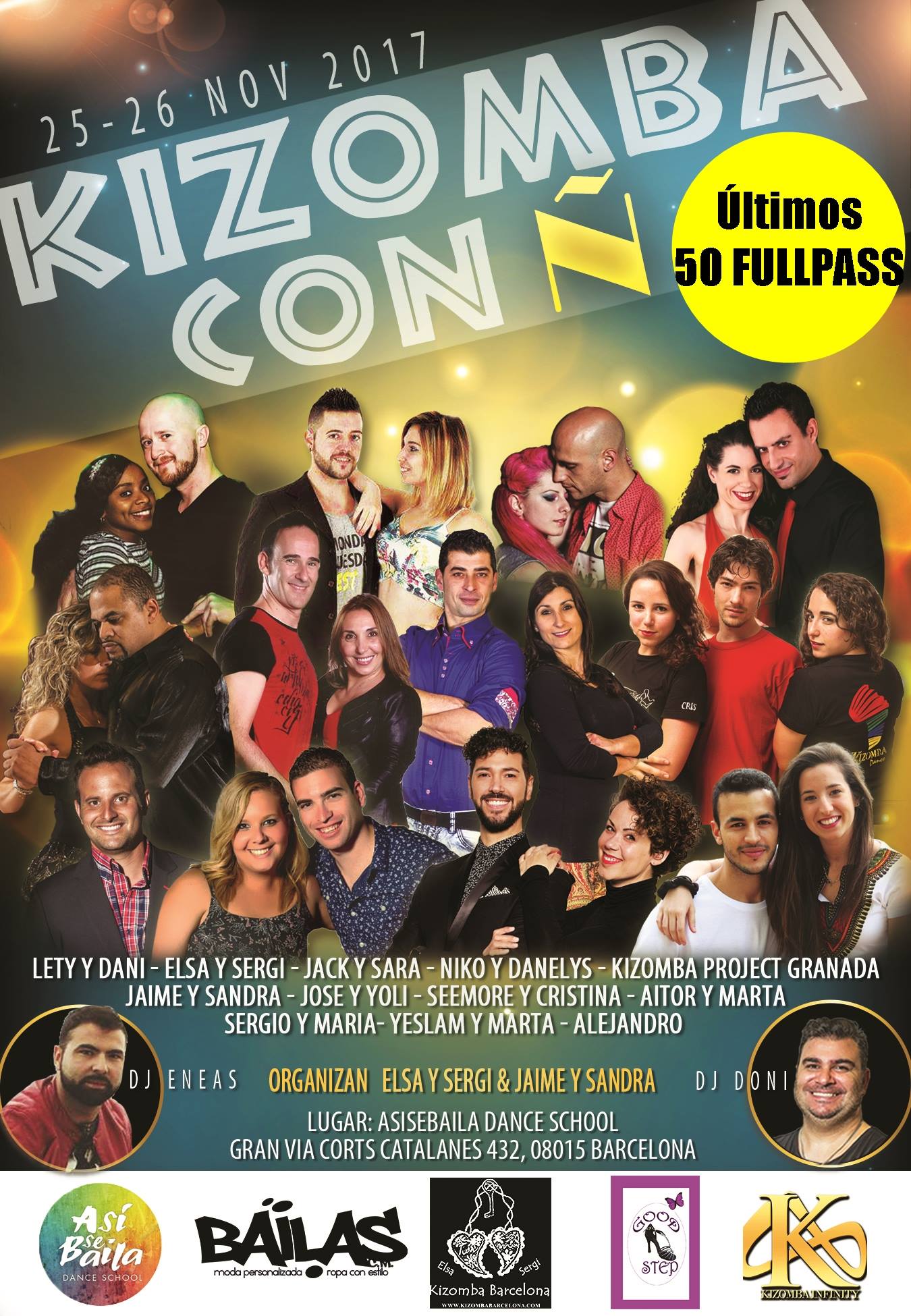 Kizomba Ñ - 25 y 26 Noviembre 2017 Barcelona