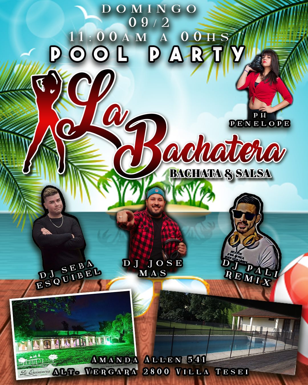La Bachatera Pool Party 09.02.20