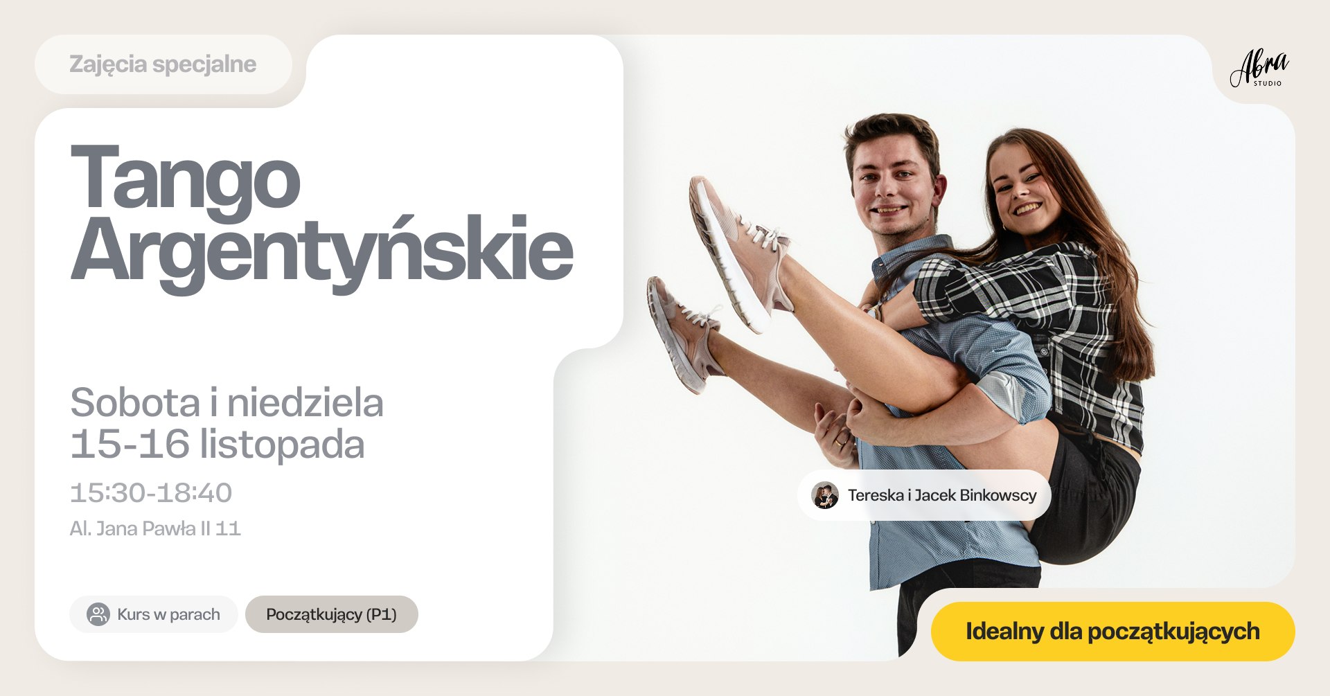 Tango Argentyńskie z Tereską & Jackiem dla początkujących (P1)