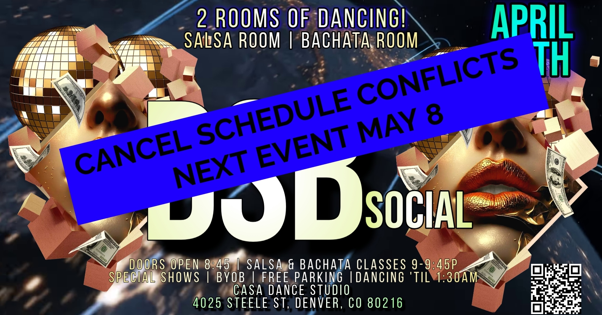 Sensual Bachata Room Salsa Room April10th 2 rooms of dancing