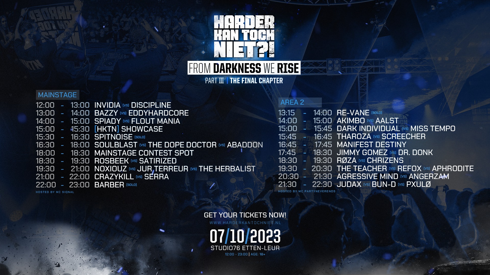 HARDER KAN TOCH NIET โFrom Darkness We Riseโ PART III