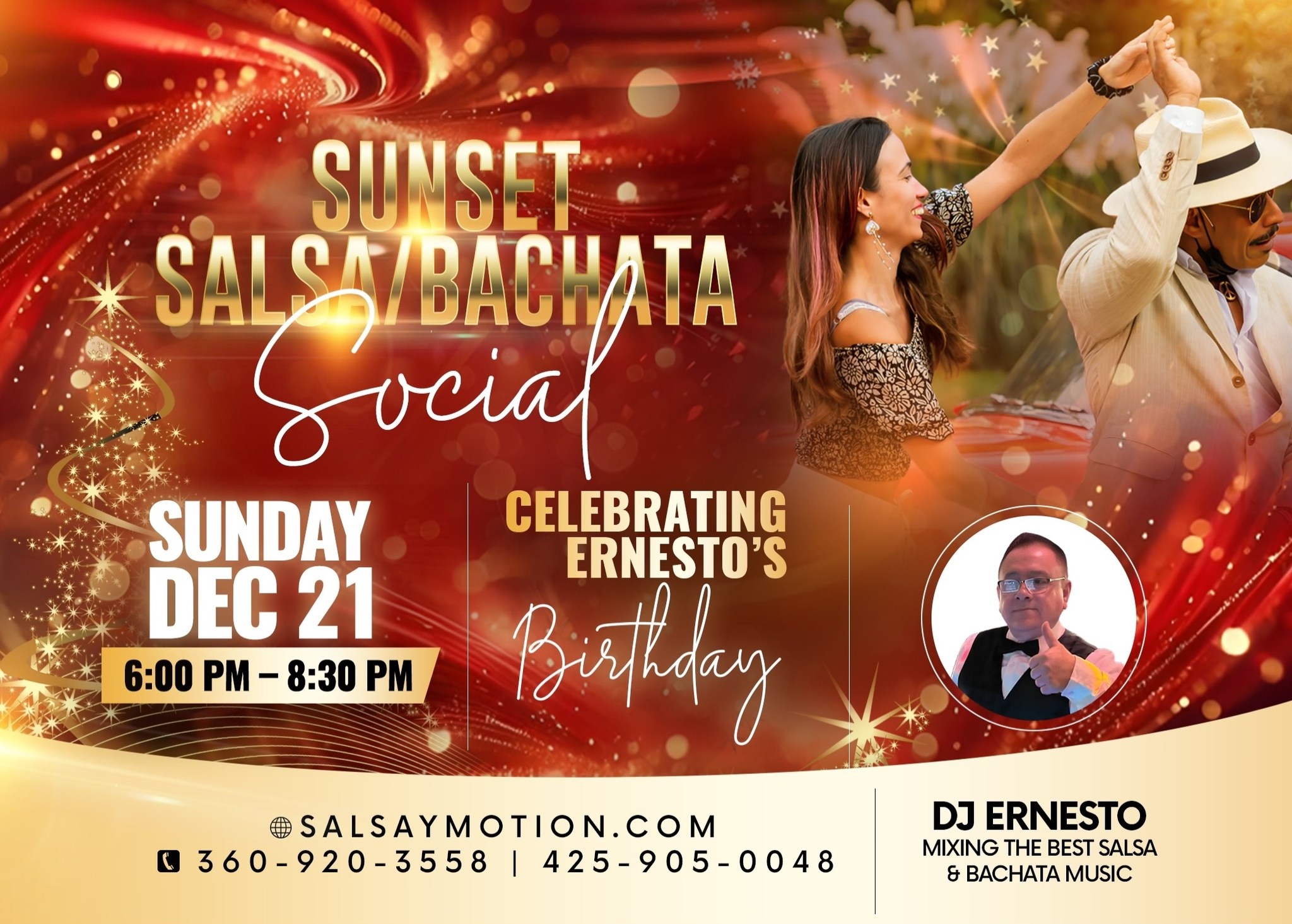 Sunset Salsa Bachata Social π Celebrating DJ Ernesto Birthday