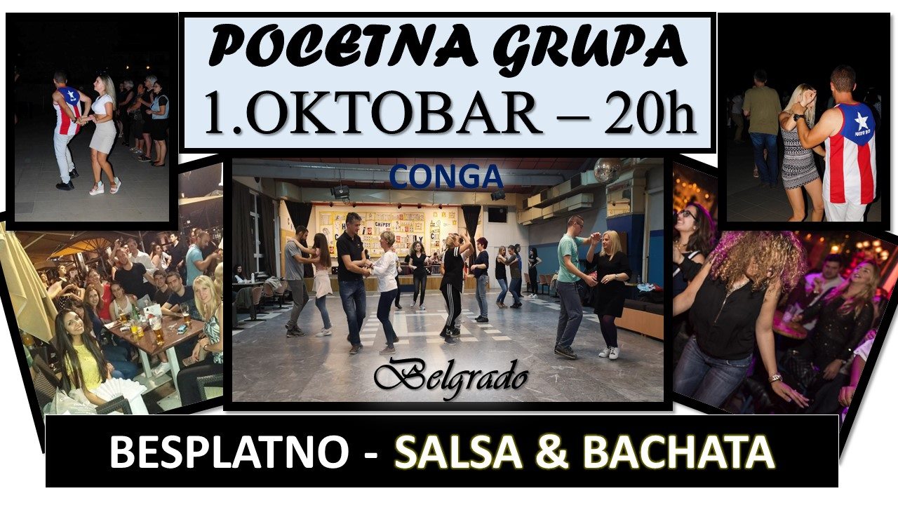 Besplatno Pocetna grupa 01.Oktobar 20h