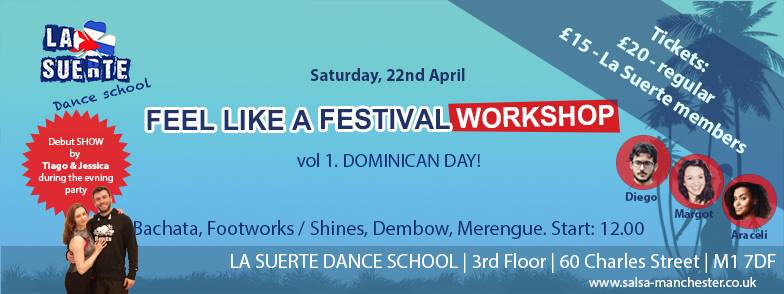 Feel like a festival workshop 2017 vol 1 - Dominican Day!