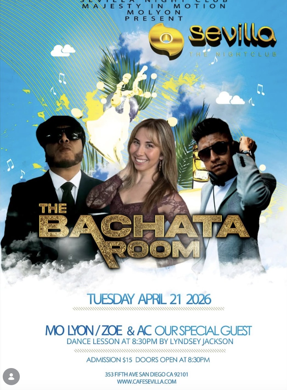 Bachata Room Tuesdays - Latin Dance at Sevilla San Diego