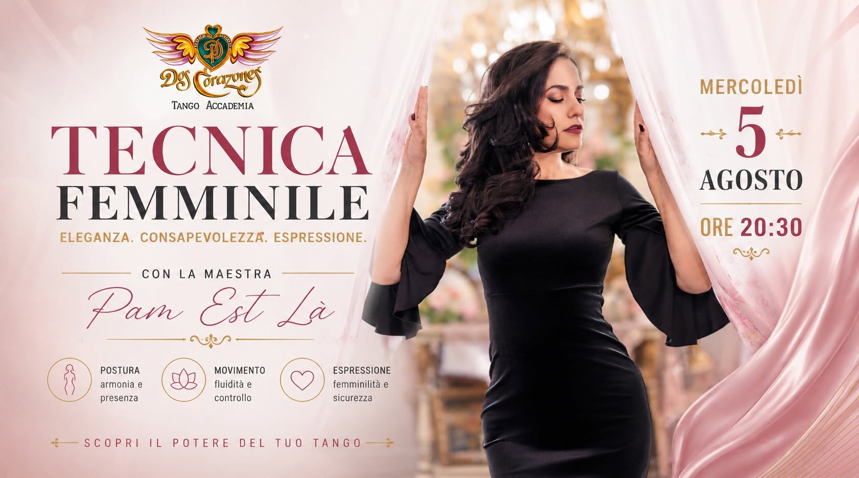 TECNICA FEMMINILE CON PAM EST LÀ - 2 Corazones Tango Accademia Rimini