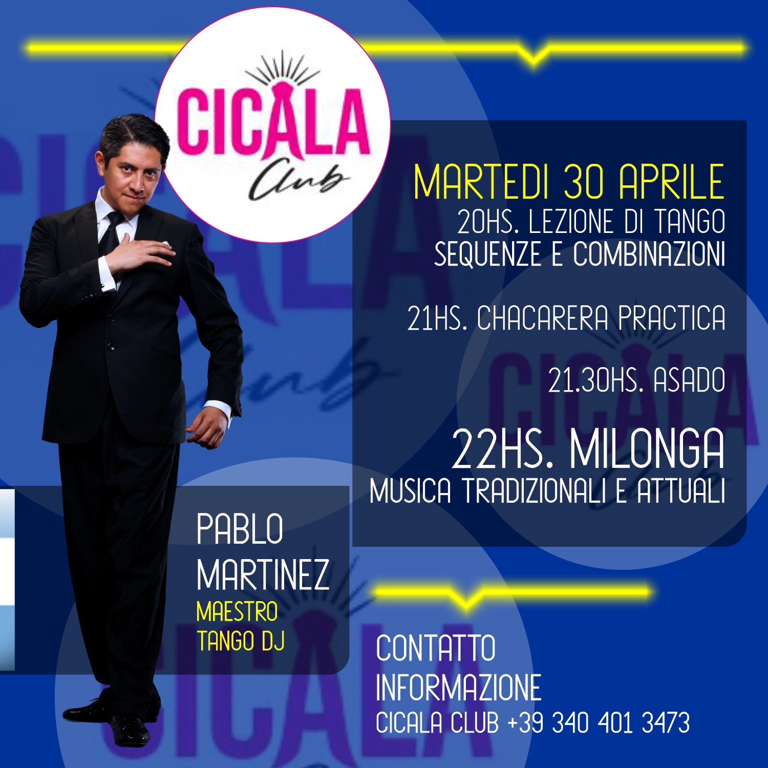 Special 30 aprile con Pablo Martinez