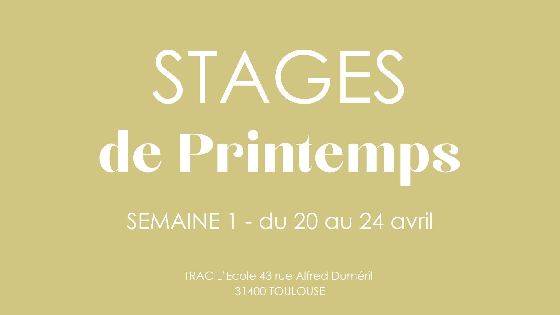 Stages de Printemps cours de danse - Semaine 2