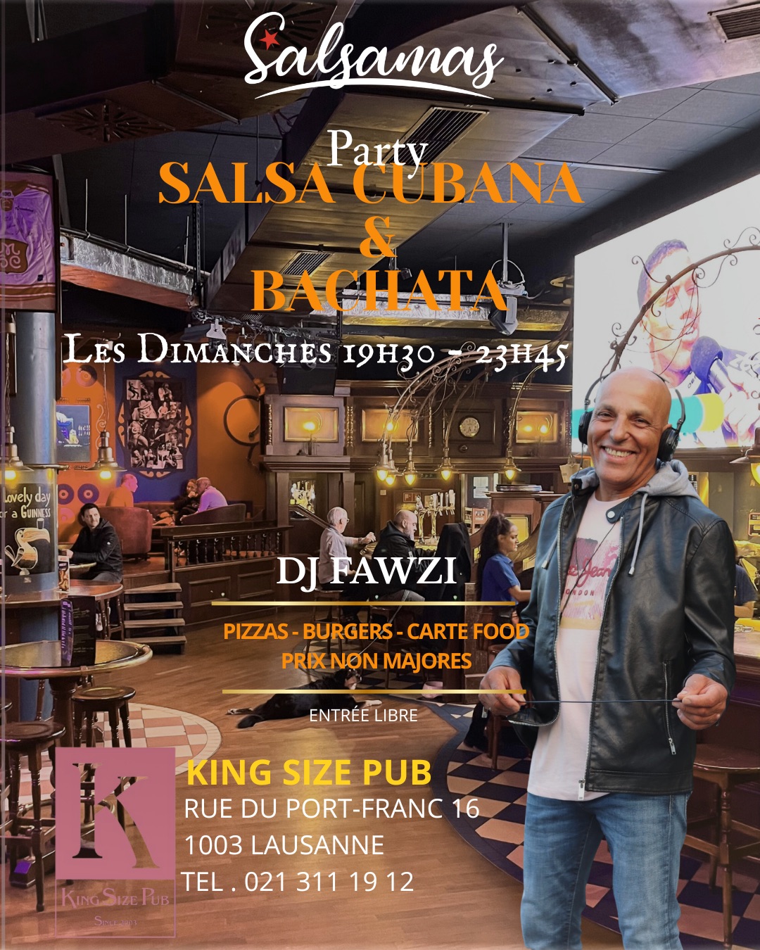 Les dimanches au King Size avec Salsamas
