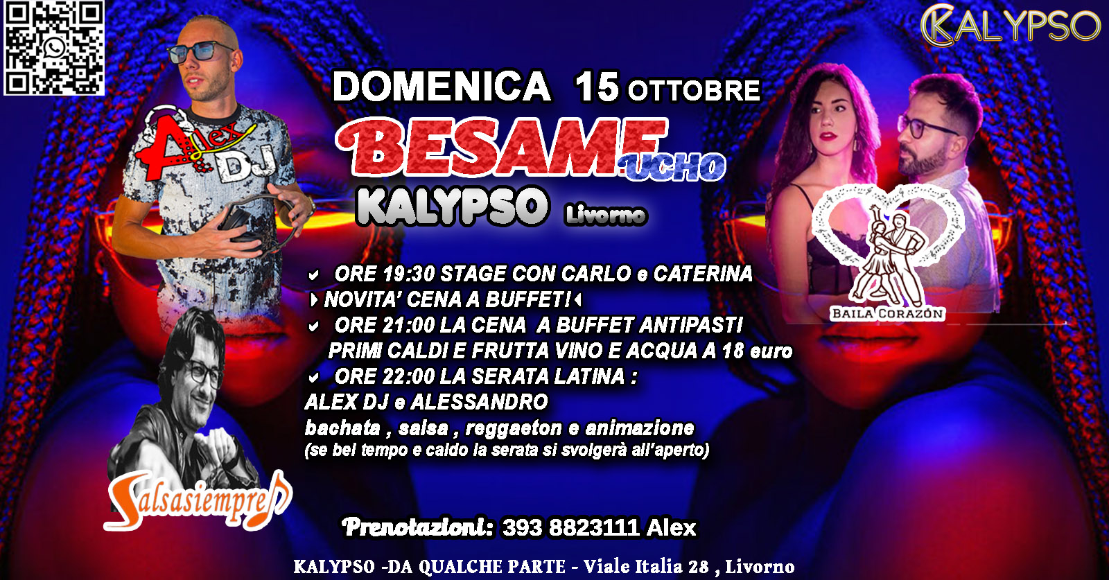 Domenica 15 10 23 KALYPSO Livorno ๐๐๐๐๐๐ ๐๐ฎ๐๐ก๐จ