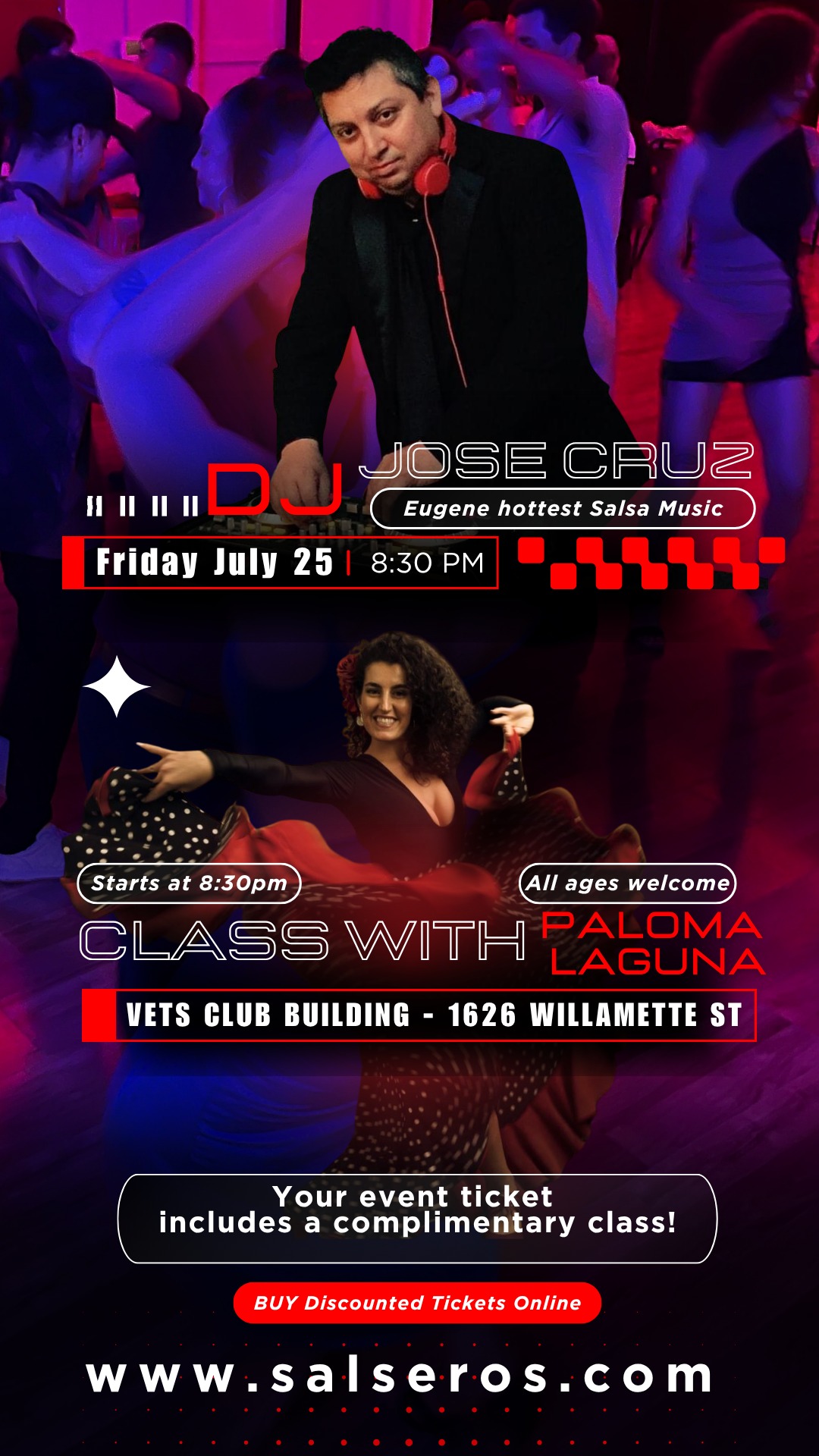 Salsa and Bachata Social Dancing & Drop-in Class