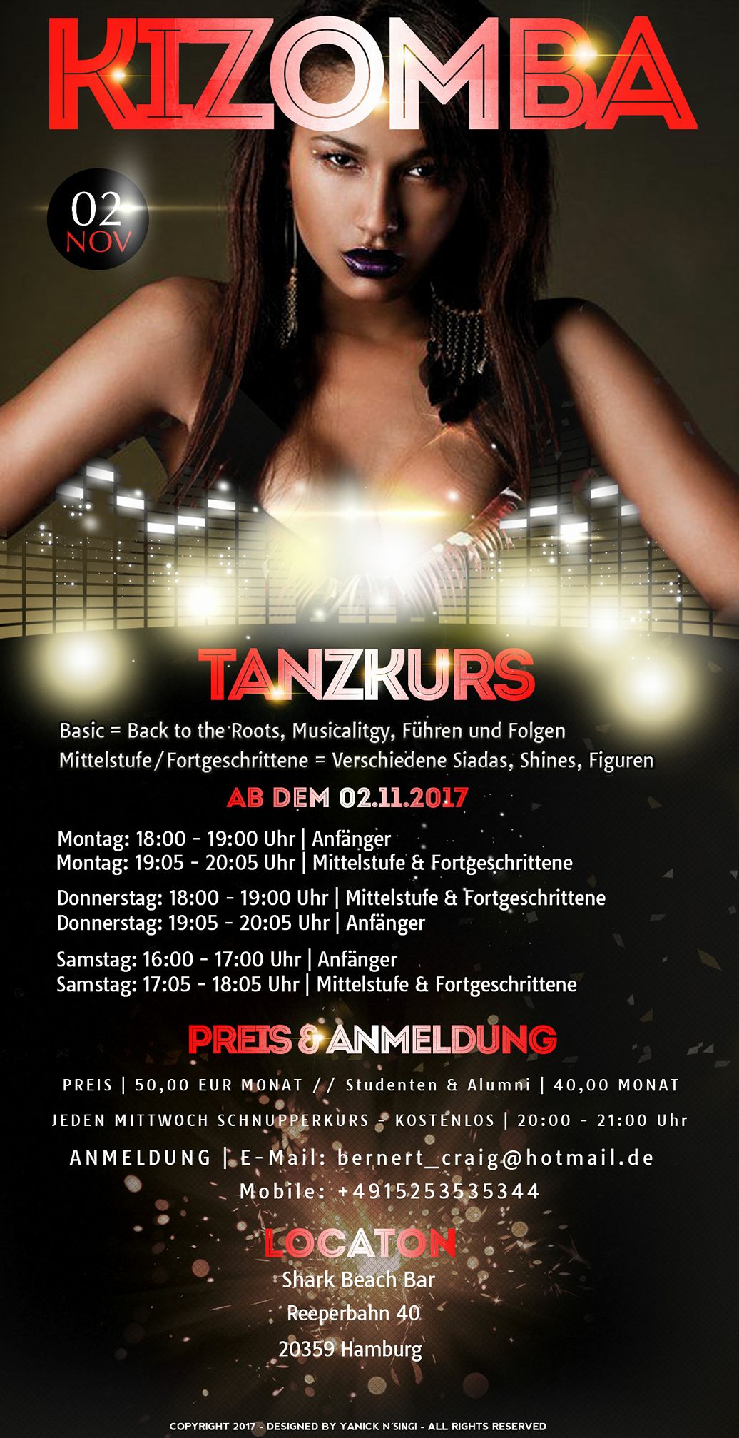 Neue Kizomba Kurs Mit Ben Für Anfänger bis Fortschritten