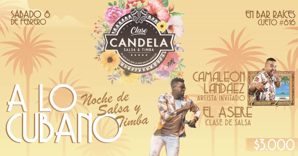 Clase Candela & Camaleón Landáez en Bar Raices