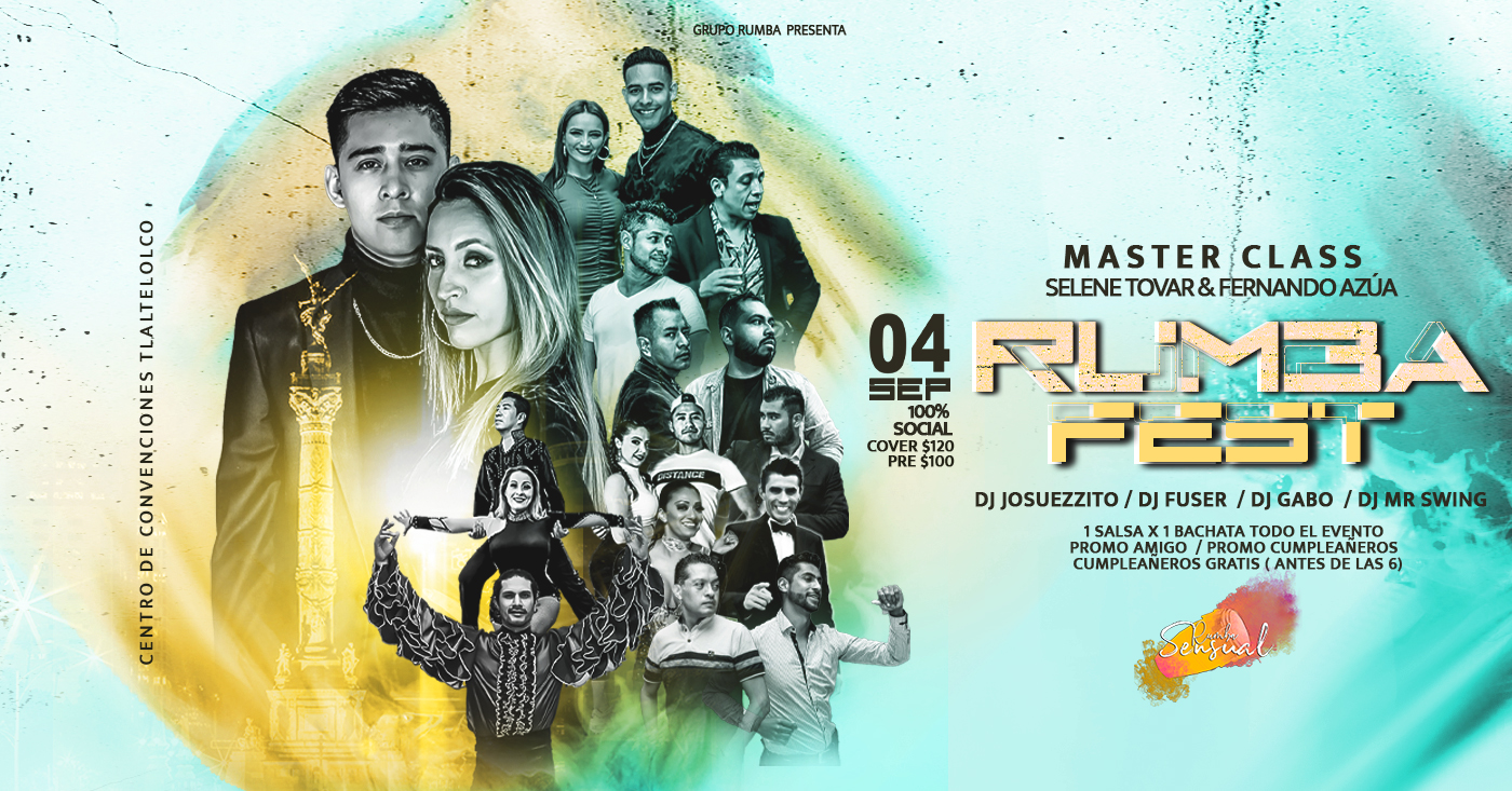 Rumba Fest 1ra edición - domingo 4 de sept 4 pm