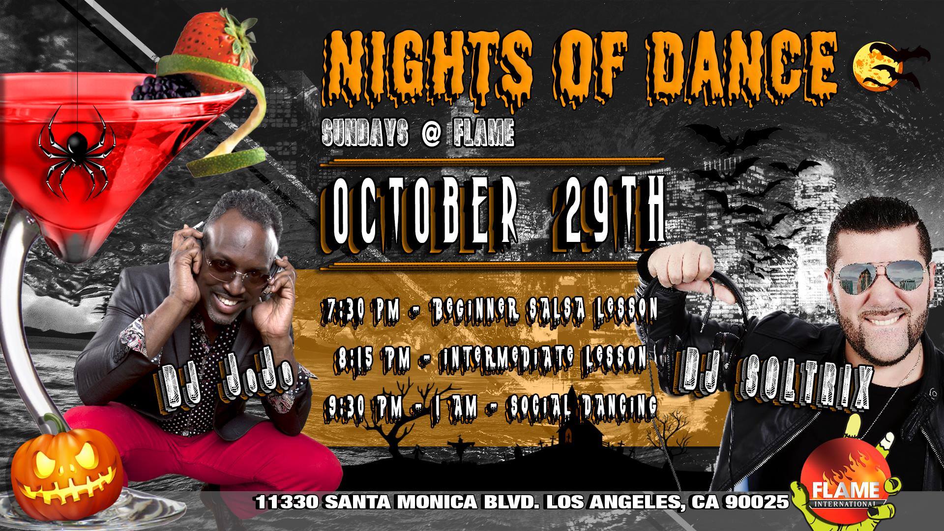 Halloween Party w DJ Soltrix & DJ JoJo at Flame!