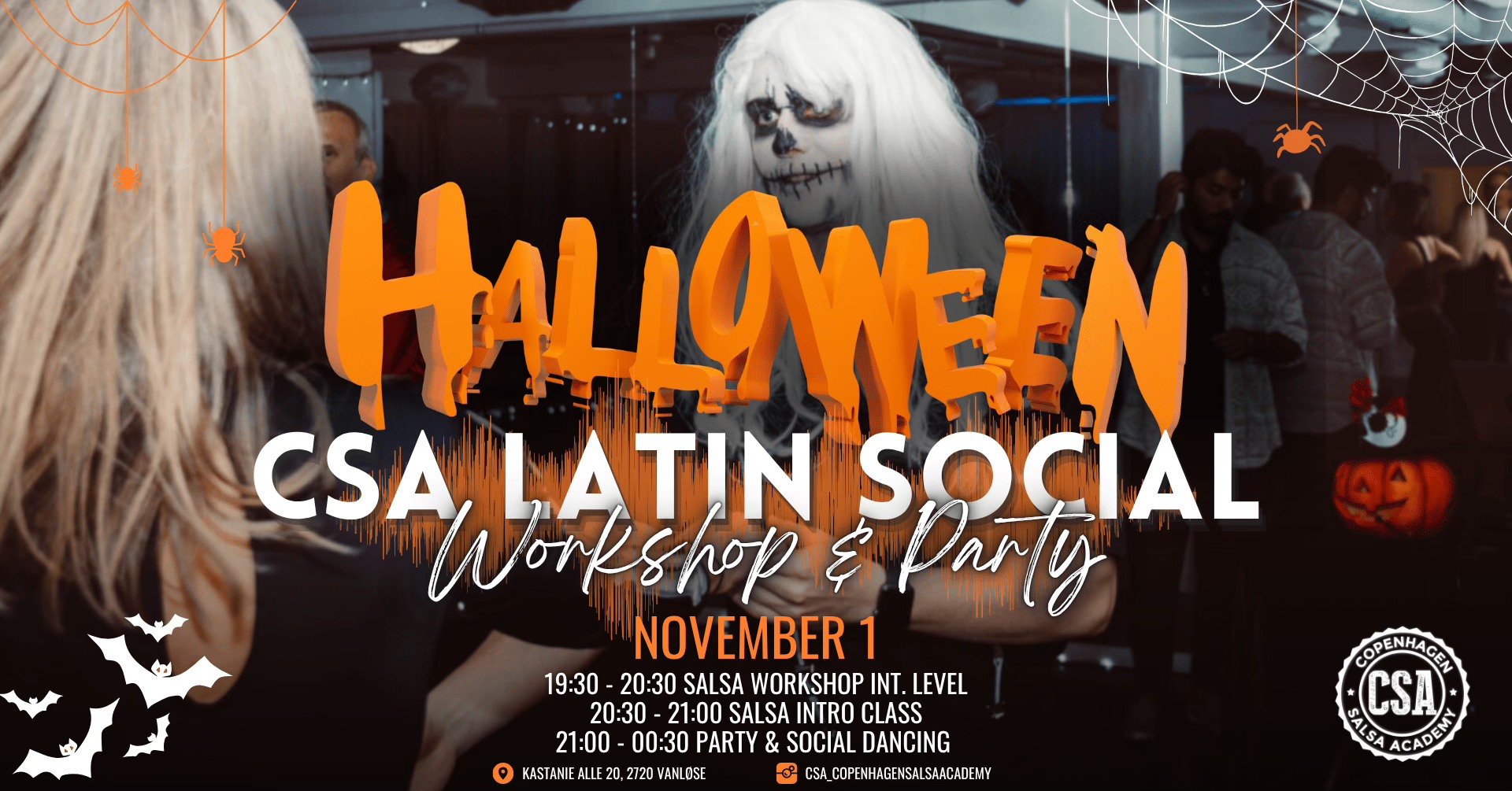 π HALLOWEEN CSA Latin Social - Workshop & Party π