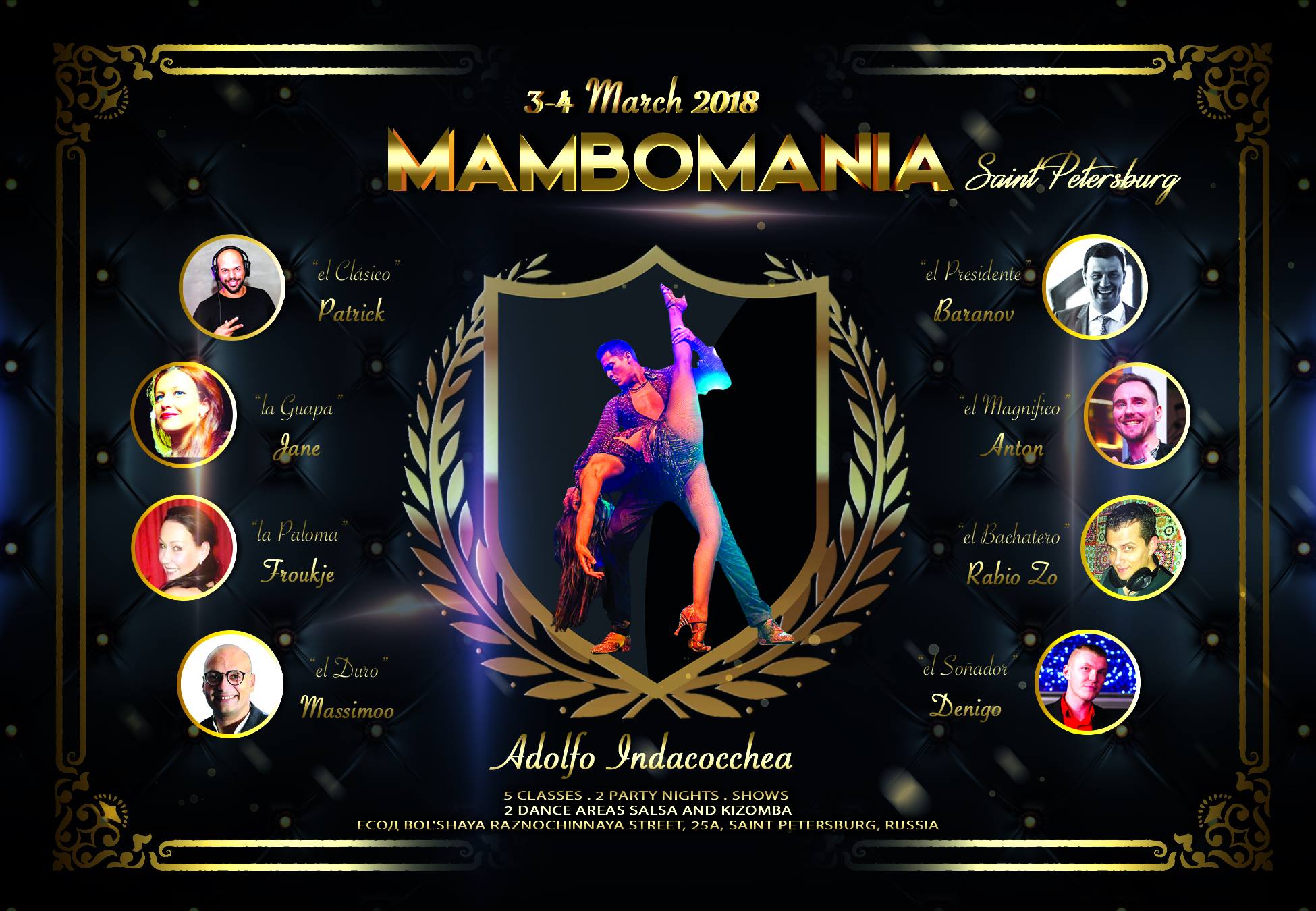 Mambomania - Adolfo and Lorena in Saint Petersburg